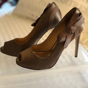 Badgley Mishka Satin Heels